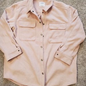 Shacket blush from Old Navy